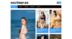 Desktop Screenshot of nguoidep.biz